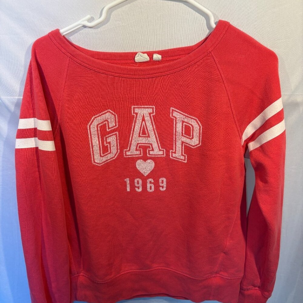 Gap Sweater Womens XS Pink 1969 Long Sleeve Outdoor Sweatshirt
